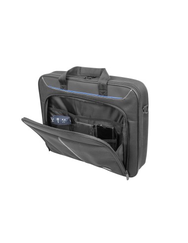 NATEC Doberman 43,9 cm (17.3") Maletín Negro