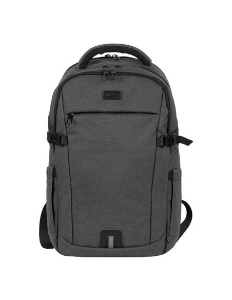 NATEC NTO-2226 mochila City backpack Negro, Gris Poliéster