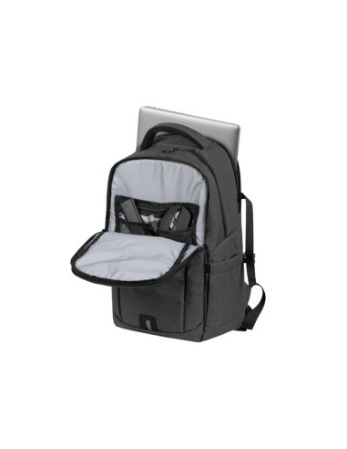 NATEC NTO-2226 mochila City backpack Negro, Gris Poliéster