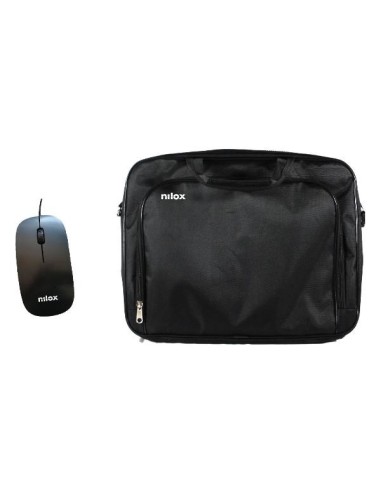 Nilox MALETIN 15,6 ESSENTIAL 2 + RATON OPTICO USB