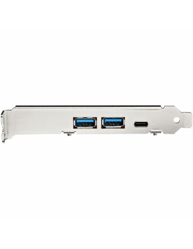 StarTech.com Tarjeta PCIe de 5 Puertos USB -Tarjeta PCI Express USB 3.2 Gen 2 (10Gbps)con 1 Puerto USB-C y 2 Puertos USB-A - 1