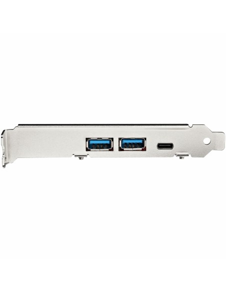 StarTech.com Tarjeta PCIe de 5 Puertos USB -Tarjeta PCI Express USB 3.2 Gen 2 (10Gbps)con 1 Puerto USB-C y 2 Puertos USB-A - 1