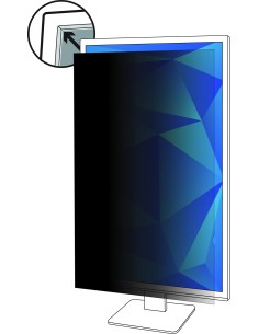 3M Filtro privacidad 25 pulg monitor vertical, 16 9, PF250W9P