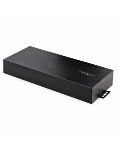 StarTech.com Hub Ladrón Industrial de Metal USB 3.0 5Gbps de 16 Puertos - de Montaje - Alimentación por Bloque de Terminales - 2