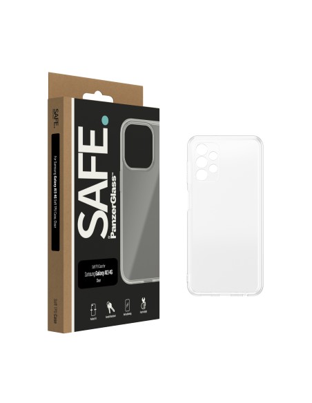 PanzerGlass SAFE. by ® TPU Case Samsung Galaxy A13 4G | Transparent funda para teléfono móvil Transparente