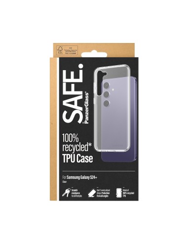 PanzerGlass SAFE. by ® TPU Case Samsung Galaxy S24+ | Transparent funda para teléfono móvil Transparente