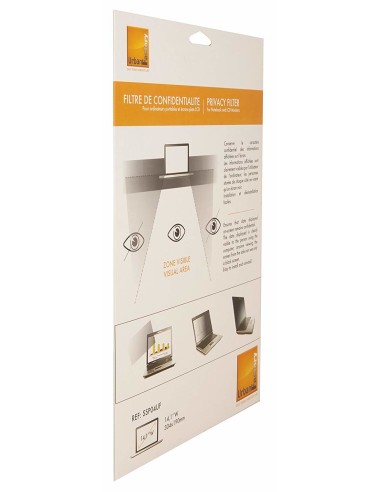 Urban Factory SSP04UF filtro para monitor 35,8 cm (14.1") Portátil Filtro de privacidad para pantallas sin marco
