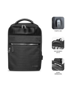 SUBBLIM Mochila de negocios Business V2 AP Backpack 16" Negro 2