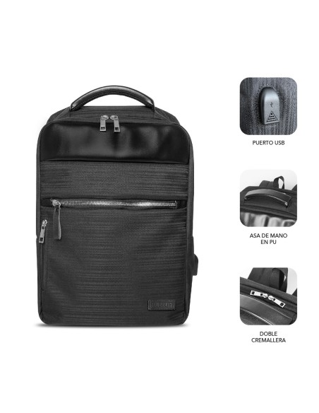 SUBBLIM Mochila de negocios Business V2 AP Backpack 16" Negro
