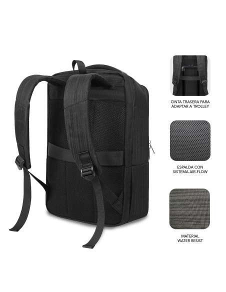 SUBBLIM Mochila de negocios Business V2 AP Backpack 16" Negro