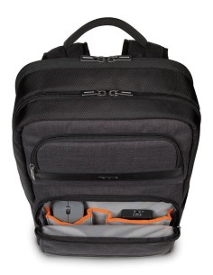 Targus CitySmart mochila Mochila informal Negro, Gris Imitación piel, Poliuretano (PU) 2