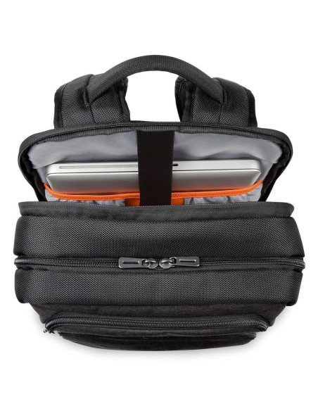 Targus CitySmart mochila Mochila informal Negro, Gris Imitación piel, Poliuretano (PU)