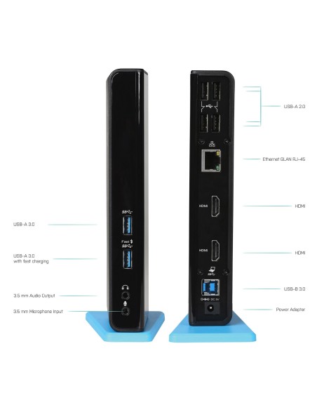 i-tec USB 3.0 USB-C Dual HDMI Docking Station