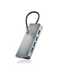 NGS WONDER DOCK 8 USB 2.0 Type-C Plata
