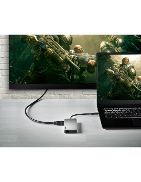 NGS WONDER DOCK 8 USB 2.0 Type-C Plata