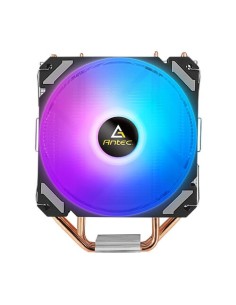 Antec A400i Conjunto de chips Refrigerador de aire 12 cm Negro, Cobre, Plata 1 pieza(s) 2