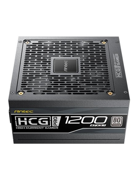 Antec HIGH CURRENT GAMER HCG1200 PRO Platinum ATX 3.1 unidad de fuente de alimentación 1200 W 20+4 pin ATX Negro