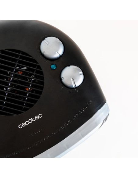 Cecotec 08250 calefactor eléctrico Interior Negro, Gris 2000 W Ventilador sin aspas para el hogar