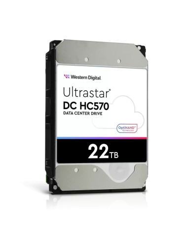 Western Digital Ultrastar DC HC570 disco duro interno 22 TB 7200 RPM 512 MB 3.5" Serial ATA III