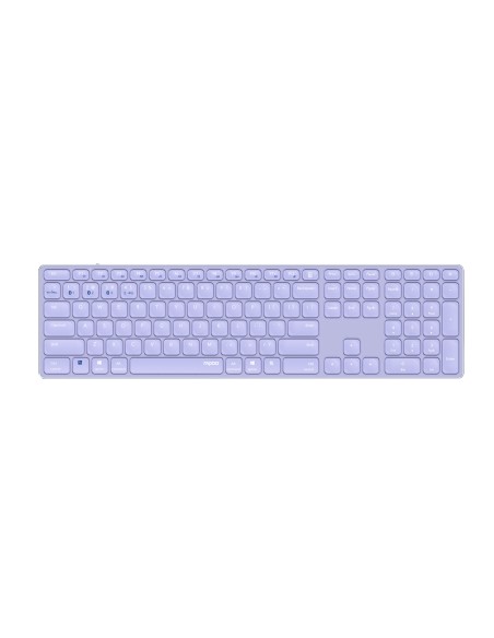 Rapoo E9800M teclado Universal Bluetooth QWERTY Púrpura