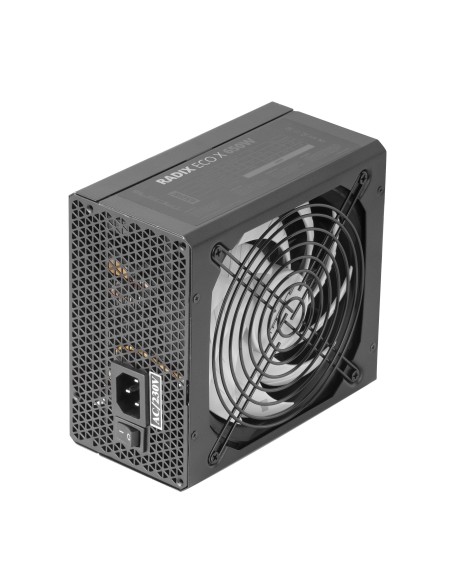 Tacens RADIX ECO X 650, Fuente Alimentación PC ATX 650W, 6 Años Garantía, Tecnología Silenciosa AI-RPM, +87% Eficiencia, Negro
