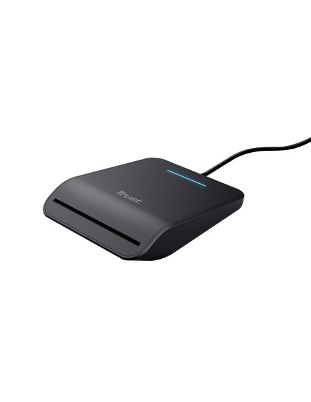 Trust Primo lector de tarjeta inteligente Interior USB CardBus+USB 2.0 Negro