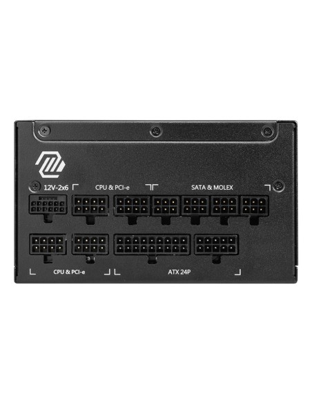 MSI MAG A1000GL PCIE5 unidad de fuente de alimentación 1000 W 24-pin ATX ATX Negro