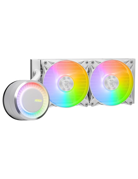 MSI MAG Coreliquid E240 WHITE Placa base, Procesador Kit de refrigeración líquida 12 cm Blanco