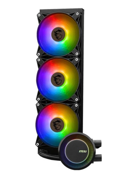 MSI MAG CORELIQUID E360 sistema de refrigeración para ordenador Placa base, Procesador Kit de refrigeración líquida 12 cm Negro