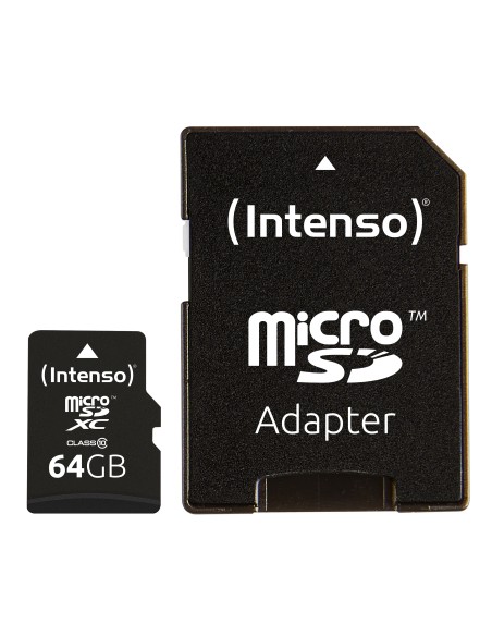 Intenso 64GB MicroSDHC MicroSDXC Clase 10
