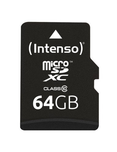 Intenso 64GB MicroSDHC MicroSDXC Clase 10