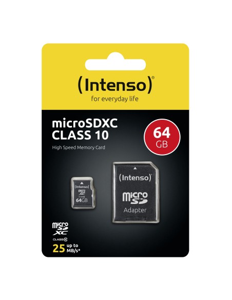 Intenso 64GB MicroSDHC MicroSDXC Clase 10