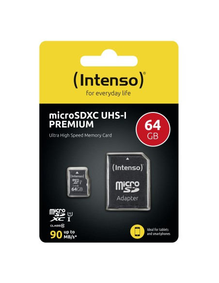 Intenso 3423490 memoria flash 64 GB MicroSDXC UHS-I Clase 10