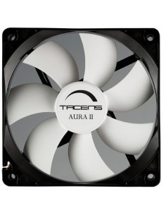 Tacens 3AURAII12, Ventilador Ordenador 12 cm, Ultrasilencioso, Antipolvo, Negro