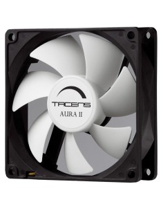 Tacens 3AURAII9, Ventilador Ordenador 9 cm, Ultrasilencioso, Antipolvo, Negro 2