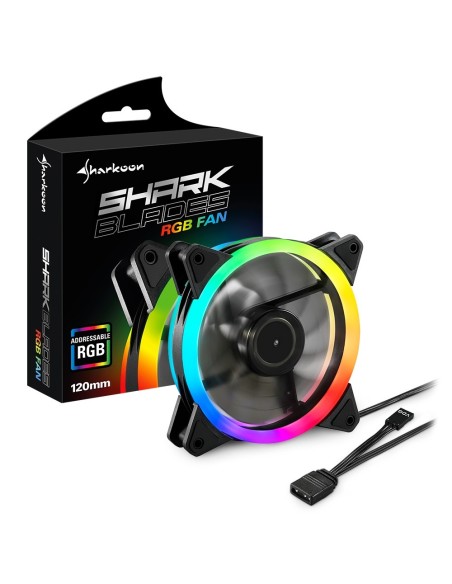 Sharkoon SHARK Blades RGB Carcasa del ordenador Ventilador 12 cm