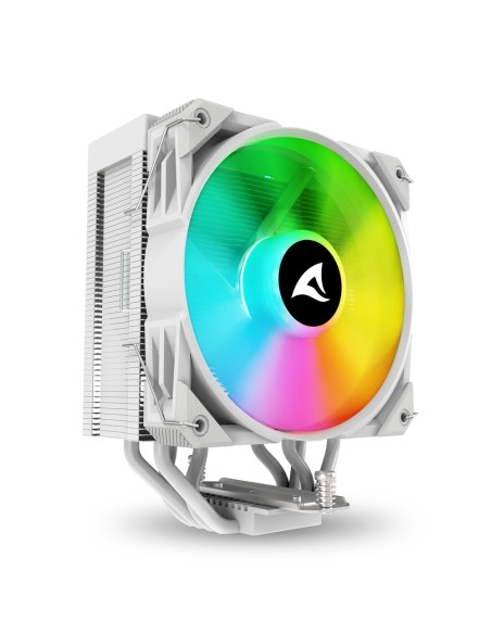 Sharkoon A40 RGB Procesador Refrigerador de aire 12 cm Blanco 1 pieza(s)