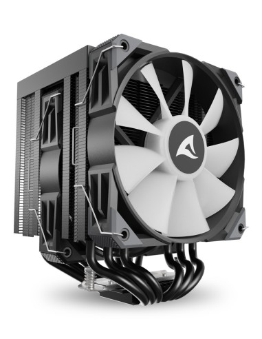 Sharkoon A60 RGB Procesador Refrigerador de aire 12 cm Negro 1 pieza(s)