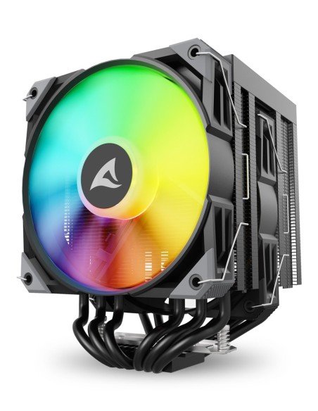 Sharkoon A60 RGB Procesador Refrigerador de aire 12 cm Negro 1 pieza(s)