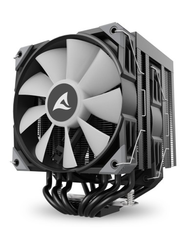 Sharkoon A60 RGB Procesador Refrigerador de aire 12 cm Negro 1 pieza(s)