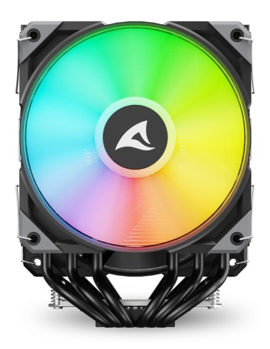 Sharkoon A60 RGB Procesador Refrigerador de aire 12 cm Negro 1 pieza(s)