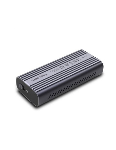 Lindy 43394 caja para disco duro externo Caja externa para unidad de estado sólido (SSD) Gris M.2