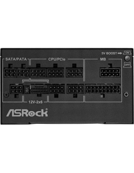 Asrock Phantom Gaming PG-1000G unidad de fuente de alimentación 750 W 20+4 pin ATX ATX Negro