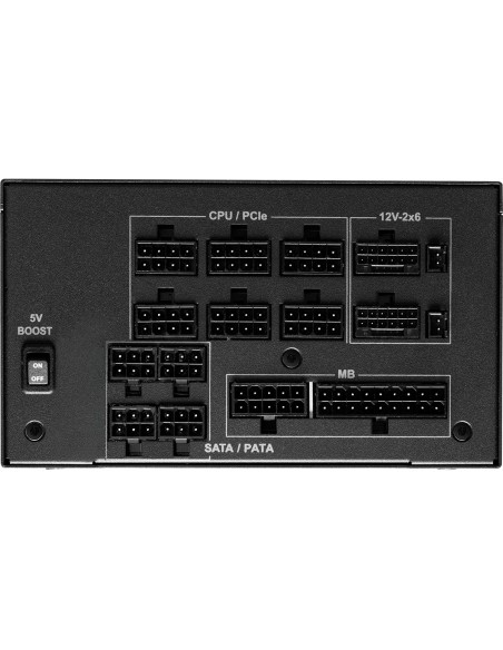 Asrock Phantom Gaming PG-1300G unidad de fuente de alimentación 1300 W 20+4 pin ATX ATX Negro