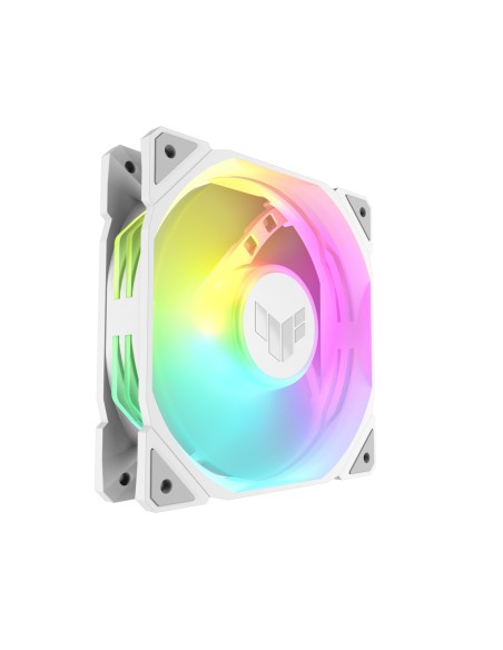ASUS TUF GAMING TR120 ARGB REVERSE 1-pack White Carcasa del ordenador Refrigerador de aire 12 cm Blanco