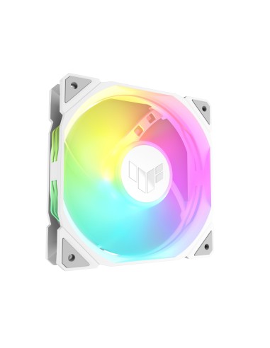ASUS TUF GAMING TR120 ARGB REVERSE 1-pack White Carcasa del ordenador Refrigerador de aire 12 cm Blanco