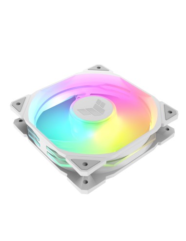ASUS TUF GAMING TR120 ARGB REVERSE 1-pack White Carcasa del ordenador Refrigerador de aire 12 cm Blanco