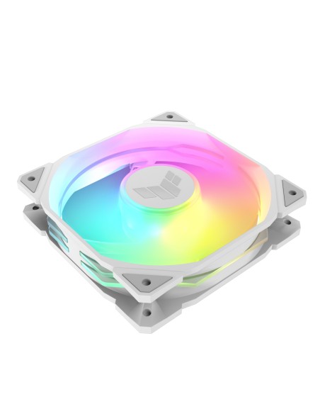 ASUS TUF GAMING TR120 ARGB REVERSE 1-pack White Carcasa del ordenador Refrigerador de aire 12 cm Blanco