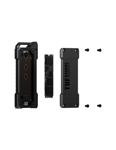 ASUS ESD-T1A BLK G AS   Caja externa para unidad de estado sólido (SSD) Negro M.2