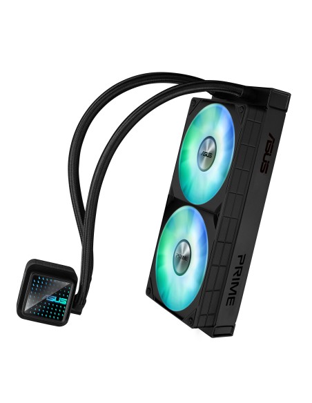 ASUS Prime LC 240 ARGB Carcasa del ordenador Sistema de refrigeración líquida todo en uno 12 cm Negro